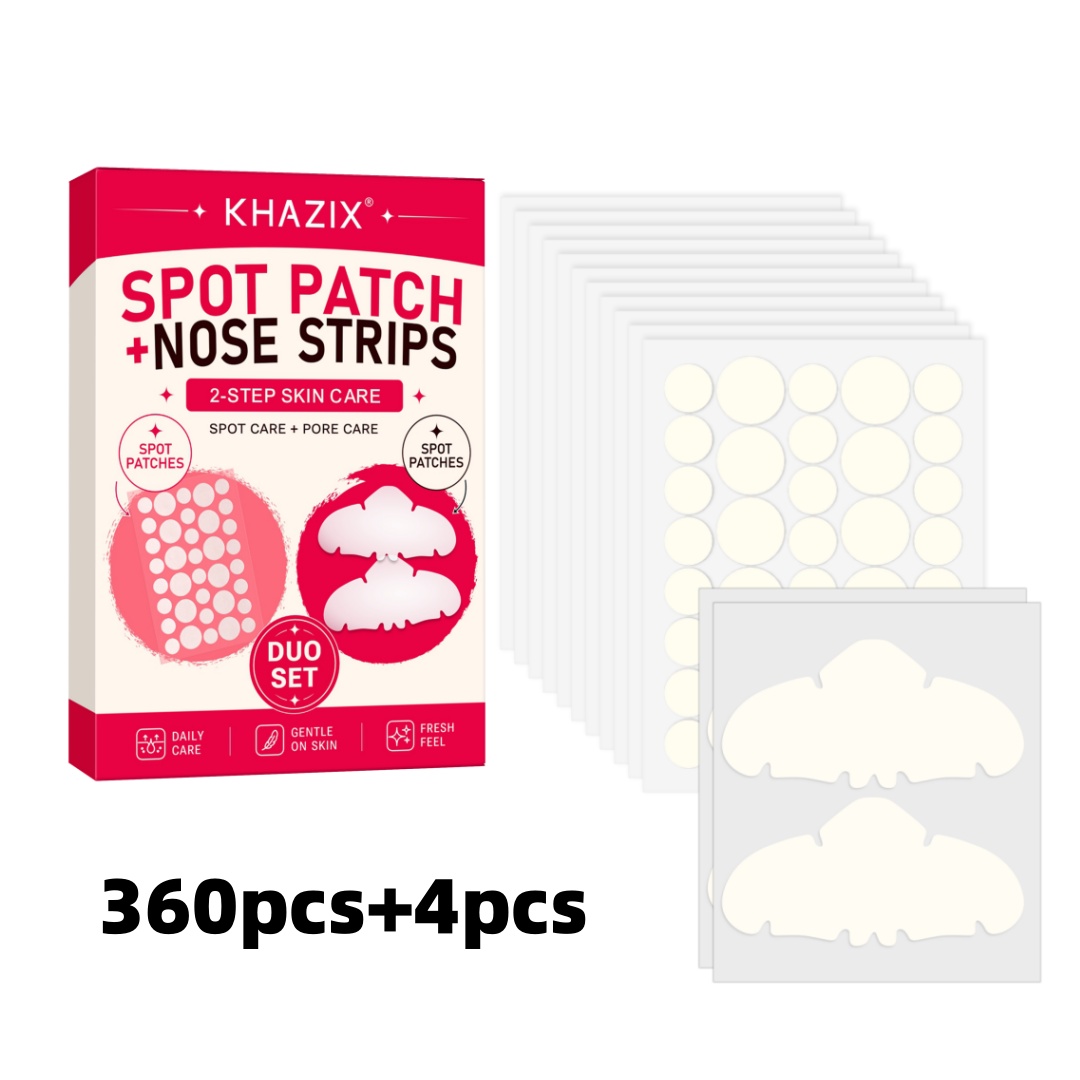 Hydrocolloid Acne Patch - แผ่นแปะสิวไฮโดรคอลลอยด์ 364 ชิ้น, สติ๊กเกอร์ปิดสิวไฮโดรคอลลอยด์, ปิดสิวและรอยตำหนิ, สติ๊กเกอร์สำหรับกลางคืนสำหรับผิวหน้า