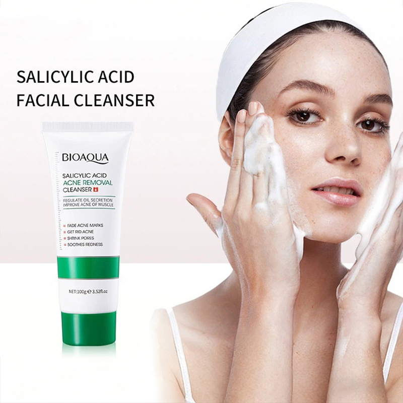 Salicylic Acid Cleanser - BIOAQUA ซาลิไซลิก แอซิด เฟเชียล คลีนเซอร์ มอยส์เจอร์ไรซิ่ง