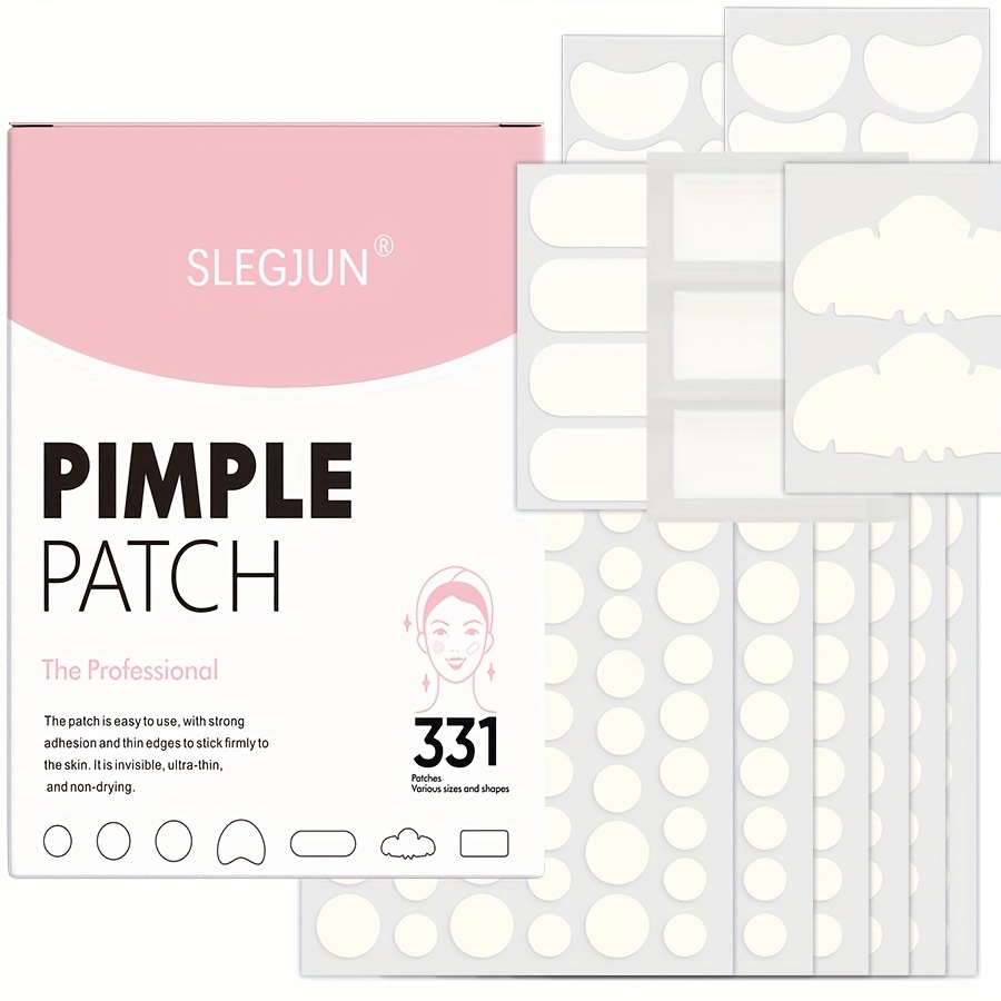 Hydrocolloid Acne Patch - แผ่นแปะสิวขนาดใหญ่สำหรับใบหน้า, แผ่นแปะสิวไฮโดรคอลลอยด์, แผ่นปิดสิวรูปทรงต่างๆ, รูปพระจันทร์, แบบแถบ, ทรงสี่เหลี่ยม,