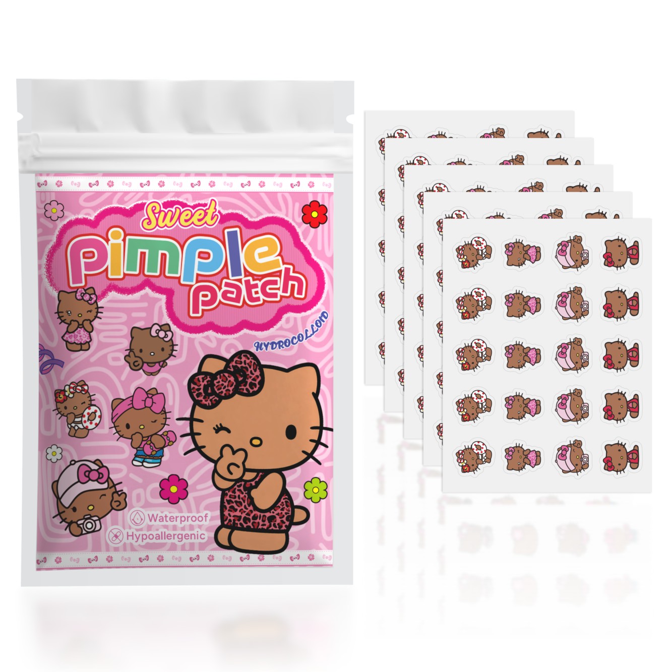แผ่นแปะสิวเฮลโลคิตตี้ 100 ชิ้น - Hydrocolloid Acne Patch บทวิจารณ์และราคา