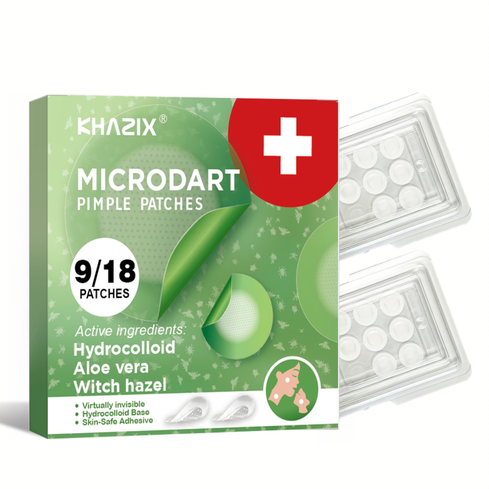 แผ่นแปะสิวไมโครดาร์ทแบบค้างคืน - Hydrocolloid Acne Patch บทวิจารณ์และราคา