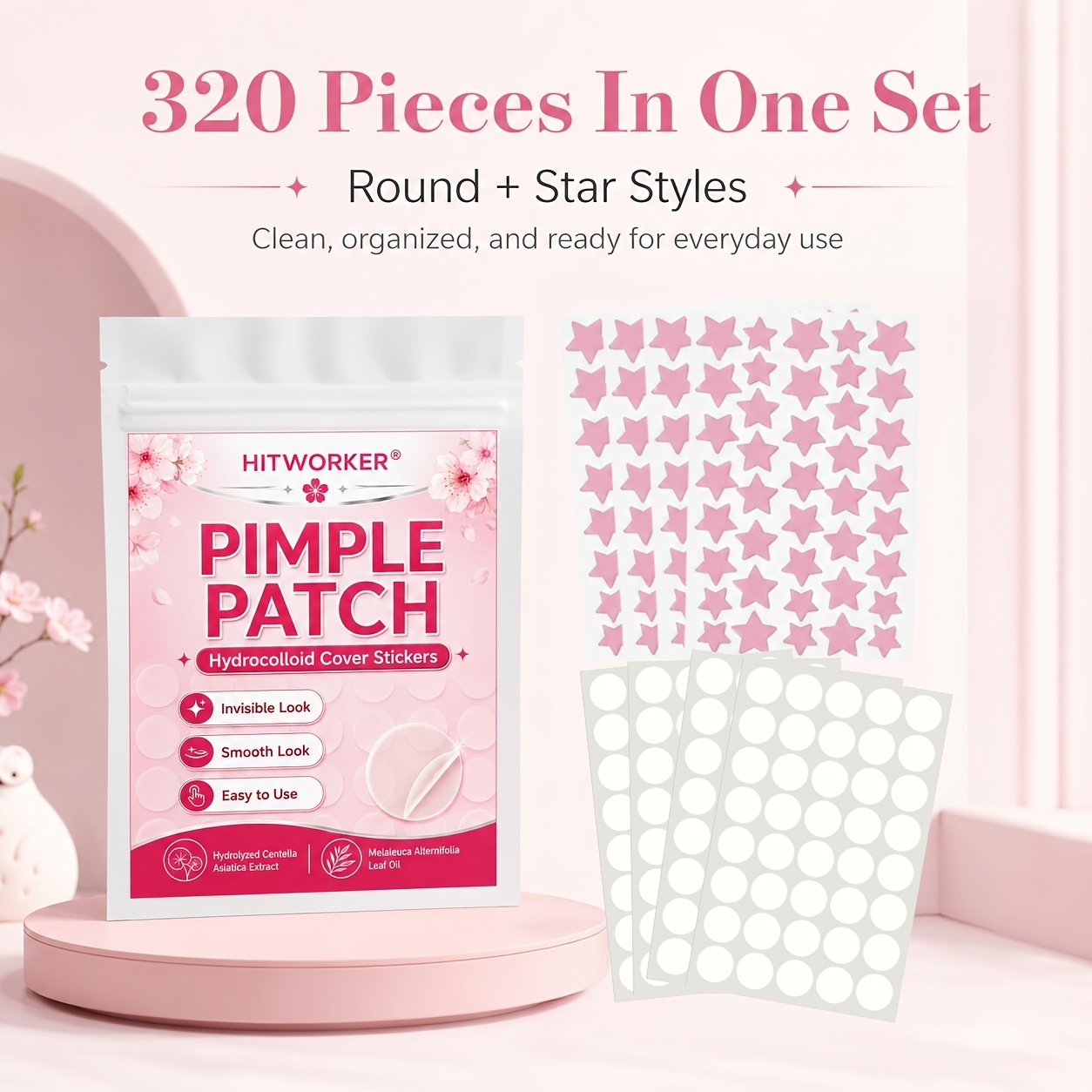 แผ่นปิดแผลไฮโดรคอลลอยด์แบบใส 3 - Hydrocolloid Acne Patch บทวิจารณ์และราคา