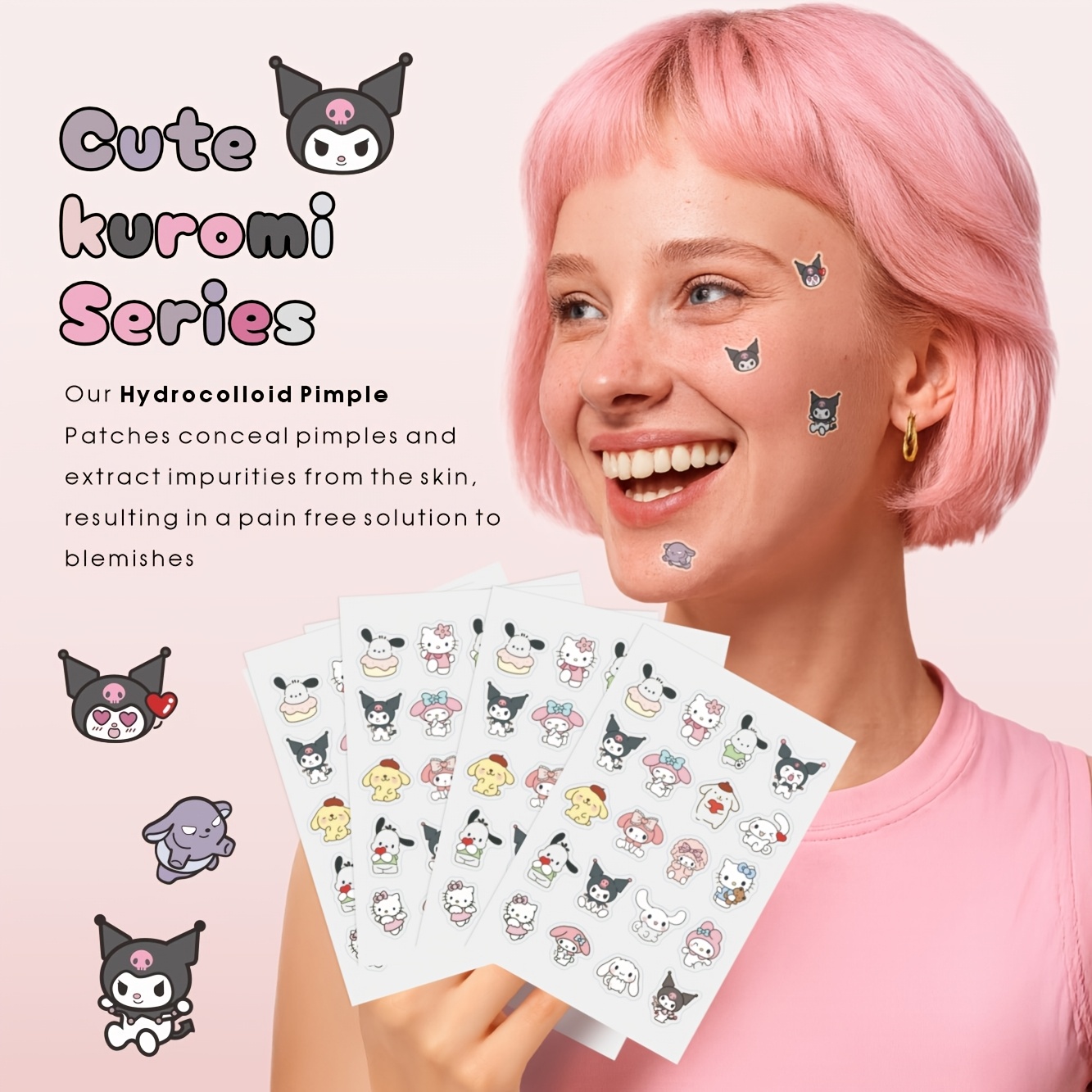20/80 ชิ้น ซานริโอ เฮลโล คิตตี - Hydrocolloid Acne Patch บทวิจารณ์และราคา