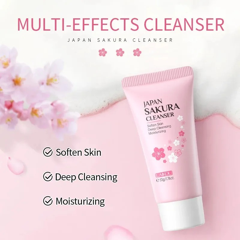 LAIKOU SAKURA Cleanser Gentle  - Salicylic Acid Cleanser บทวิจารณ์และราคา