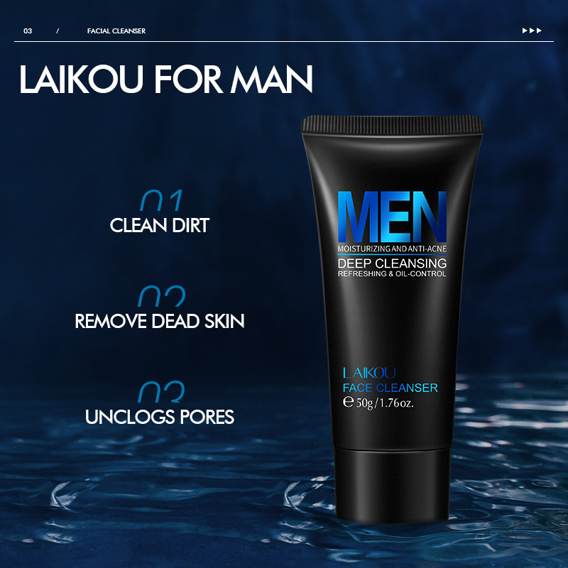 LAIKOU Men ทำความสะอาดผิวหน้าล - Salicylic Acid Cleanser บทวิจารณ์และราคา