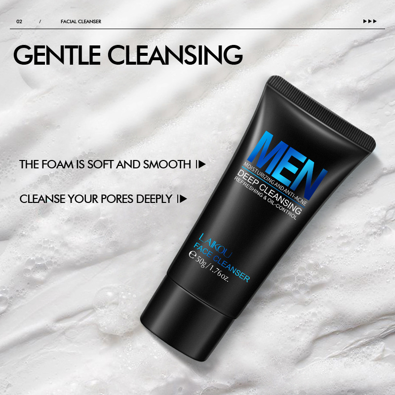 LAIKOU Men ทำความสะอาดผิวหน้าล - Salicylic Acid Cleanser บทวิจารณ์และราคา