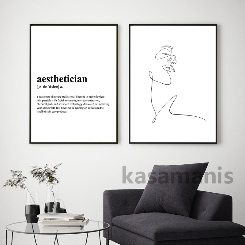 Aesthetician ความละเอียดสูงผ้า - Skincare Quote บทวิจารณ์และราคา