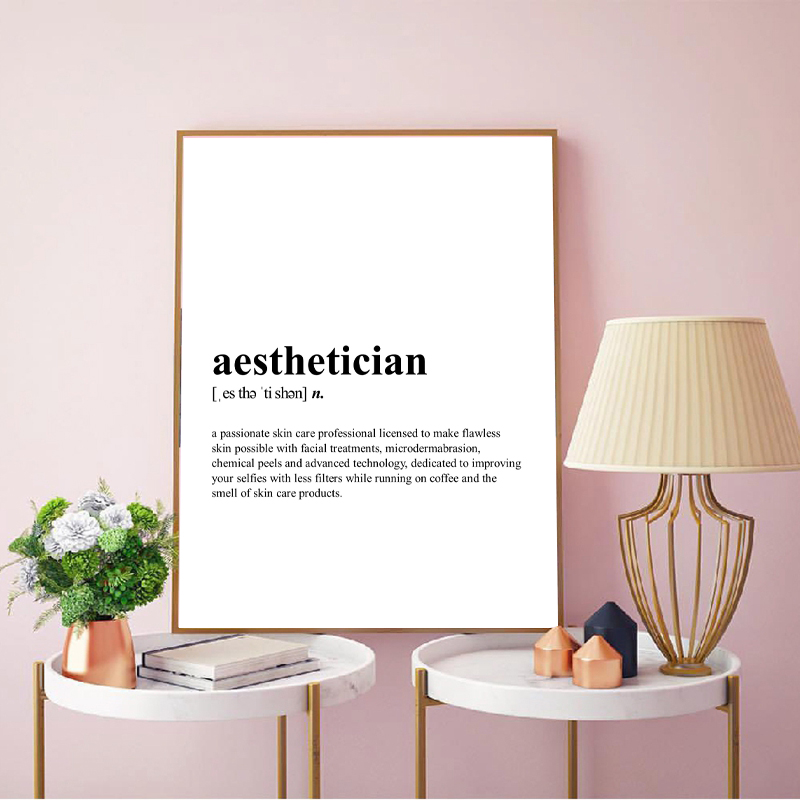 Aesthetician ความละเอียดสูงผ้า - Skincare Quote บทวิจารณ์และราคา